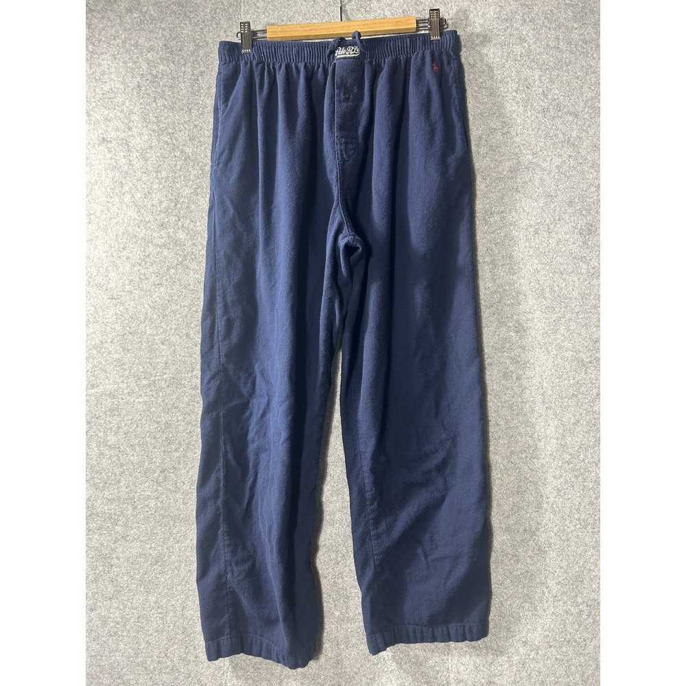 Polo Ralph Lauren Men's Sleep Lounge Pants Navy Blue Cotton Knit Pajama Size L/G